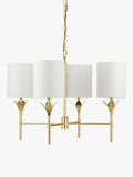 John Lewis 4 arm brass chandelier ceiling light UK version