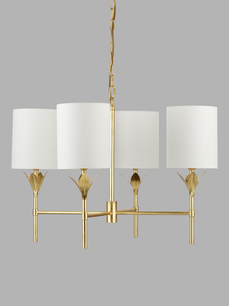 John Lewis 4 arm brass chandelier ceiling light UK version