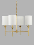 John Lewis 4 arm brass chandelier ceiling light UK version
