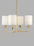 John Lewis 4 arm brass chandelier ceiling light UK version