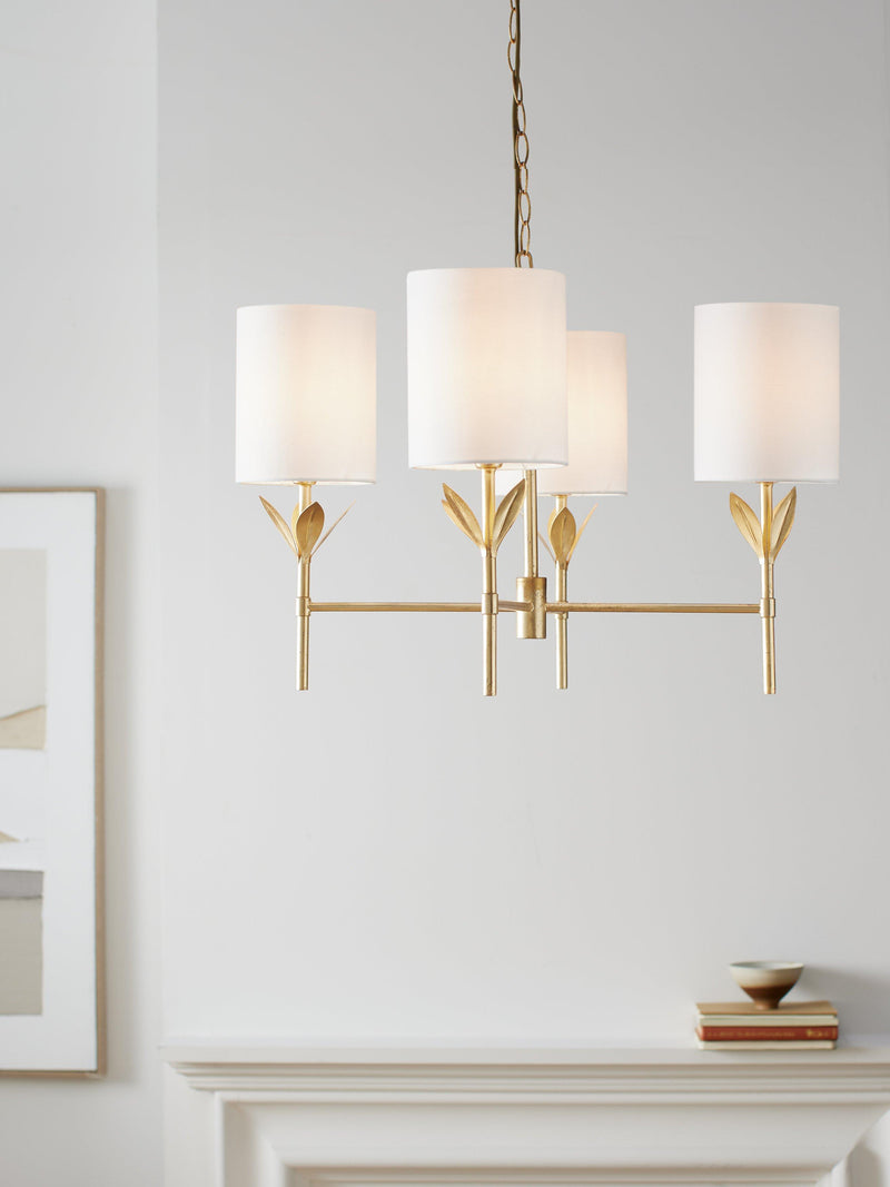 John Lewis 4 arm brass chandelier ceiling light UK version