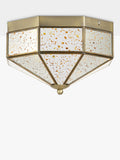 John Lewis Romy flush mount ceiling light with mirrored glass - British product