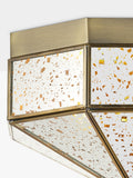 John Lewis Romy flush mount ceiling light with mirrored glass - British product