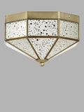 John Lewis Romy flush mount ceiling light with mirrored glass - British product