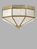 John Lewis Romy flush mount ceiling light with mirrored glass - British product
