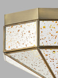 John Lewis Romy flush mount ceiling light with mirrored glass - British product