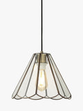 John Lewis scalloped pendant ceiling shade brass (British brand)