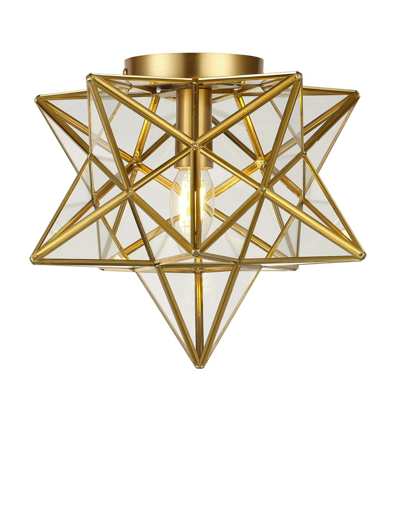 John Lewis Star Semi Flush Pendant Ceiling Light