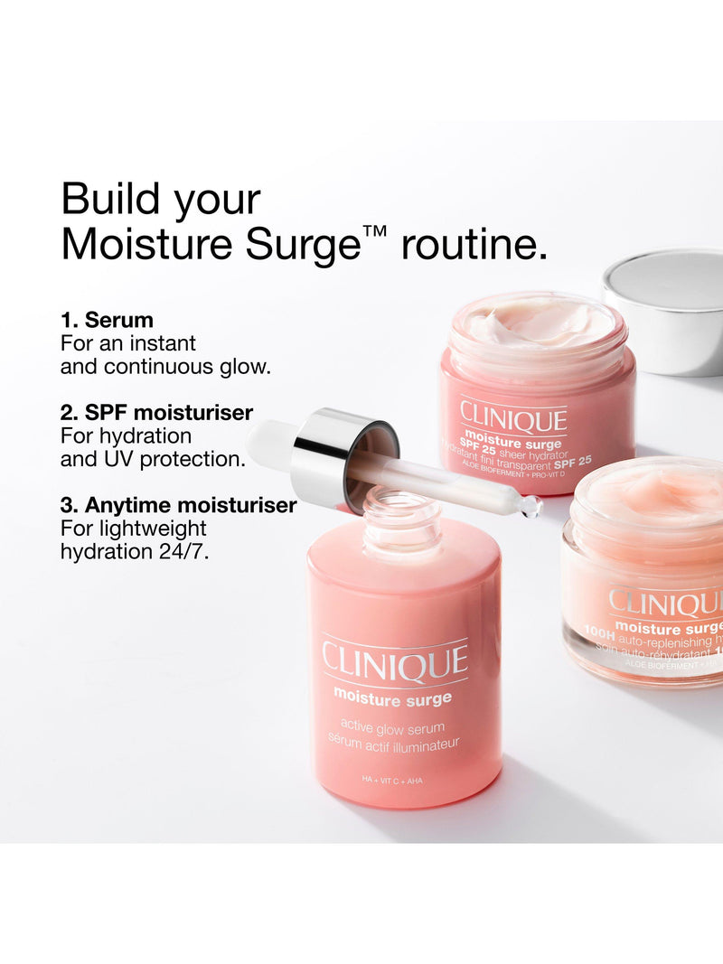 Clinique Moisture Surge Active Glow Serum 30ml, imported from the UK