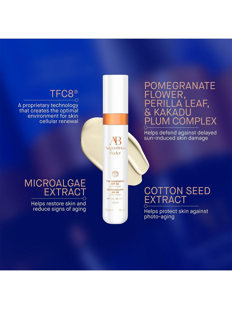 Augustinus Bader sunscreen SPF 50 30ml, imported from the UK
