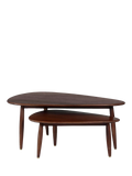 Swoon Abel nesting tables dark brown, imported from the UK
