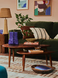 Swoon Abel nesting tables dark brown, imported from the UK