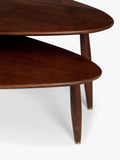 Swoon Abel nesting tables dark brown, imported from the UK