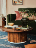 Swoon Skinner coffee table dark brown, imported from the UK