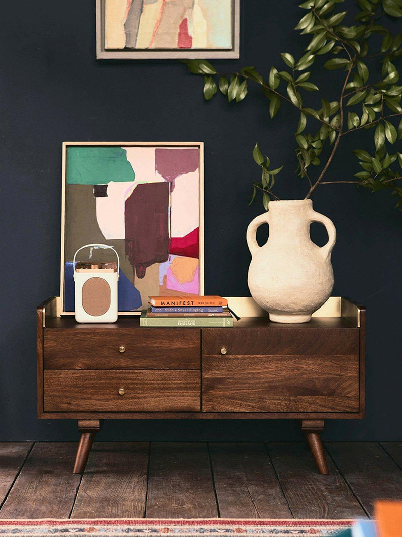 Swoon Fresco media unit light brown mango wood, UK version