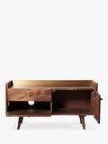 Swoon Fresco media unit light brown mango wood, UK version