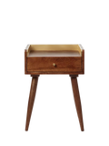 Swoon Fresco side table in light brown (British brand)