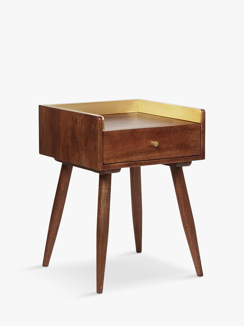 Swoon Fresco side table in light brown (British brand)