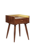 Swoon Fresco side table in light brown (British brand)