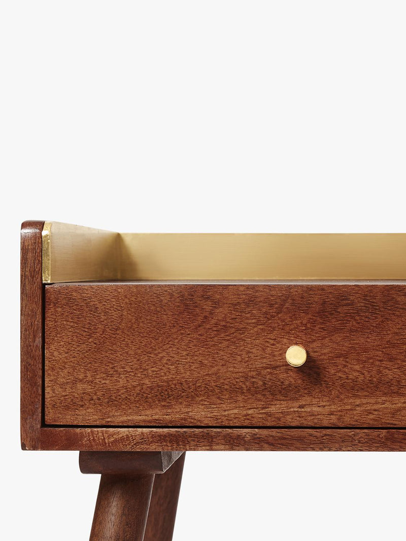 Swoon Fresco side table in light brown (British brand)
