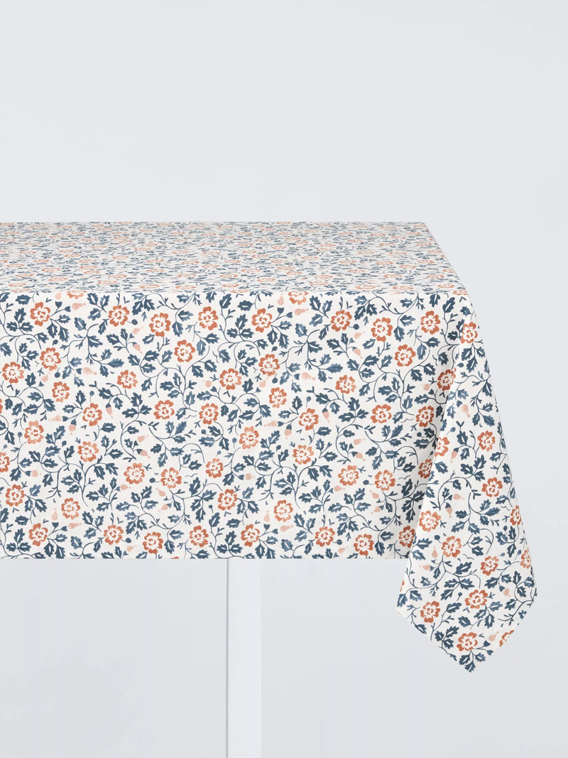 John Lewis floral cotton tablecloth 180x140cm, imported from the UK