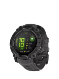 Garmin Instinct 3 50mm smartwatch black bezel charcoal band - British product