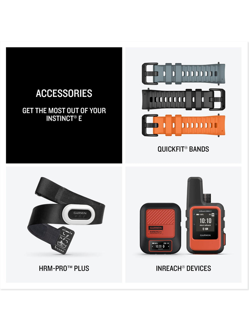 Garmin rugged GPS smartwatch Black/Charcoal 40mm, imported from the UK