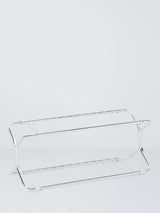 John Lewis John Lewis Metal Shoe Rack, Chrome- Buy online at McGrocer