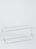 John Lewis chrome shoe rack 2-tier, imported from the UK