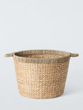 John Lewis bulrush round storage basket large natural - (British brand)