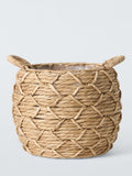 John Lewis bulrush round planter natural, UK version