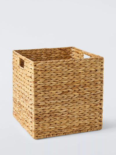 John Lewis John Lewis Bulrush Storage Cube, Natural- Buy online at McGrocer