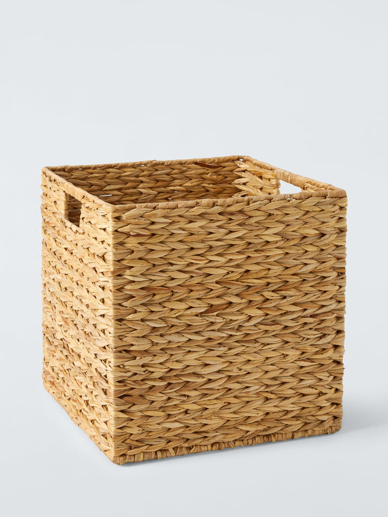 John Lewis Bulrush Storage Cube, Natural, UK version