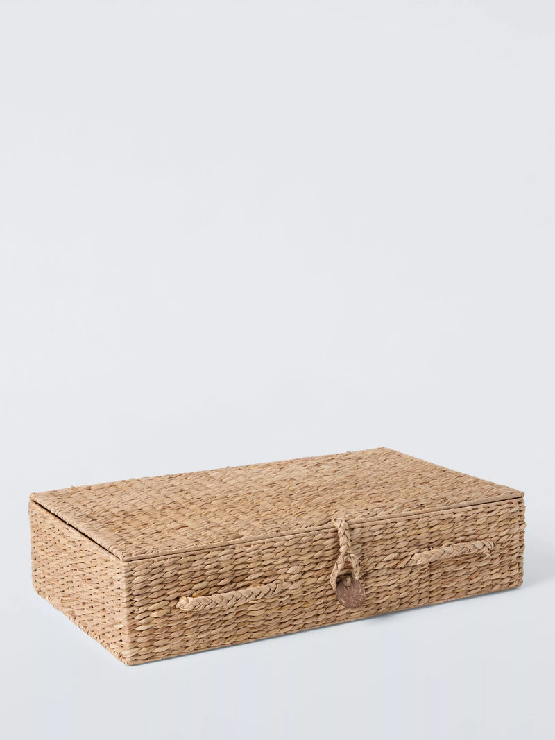John Lewis bulrush underbed storage box natural (British brand)