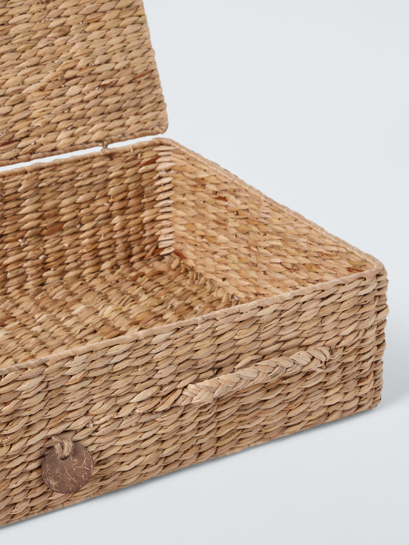 John Lewis bulrush underbed storage box natural (British brand)