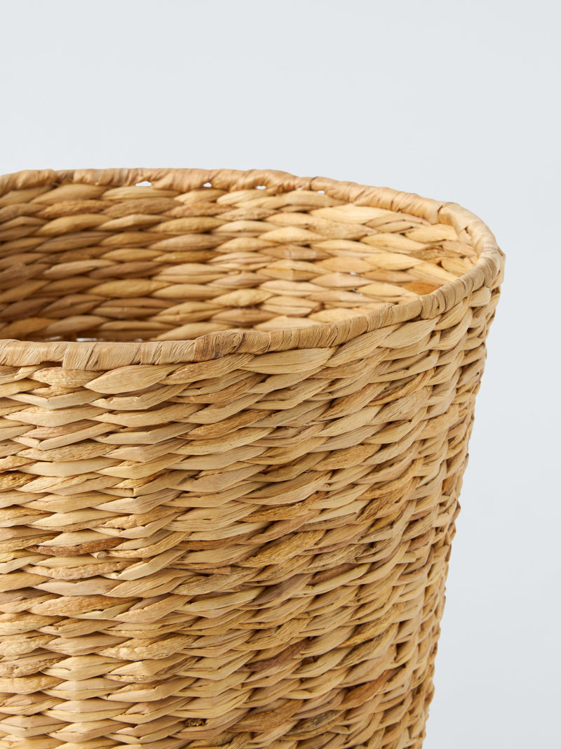 John Lewis bulrush waste paper bin in natural finish, UK version