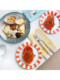 Talking Tables fish enamel plate 20cm, UK version
