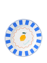 John Lewis Talking Tables Bon Appetit Lemon Enamel Dinner Plate, 25cm- Buy online at McGrocer
