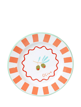 John Lewis Talking Tables Bon Appetit Olive Enamel Plate 25cm- Buy online at McGrocer