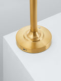 John Lewis Baily large rechargeable table lamp in brass - British product