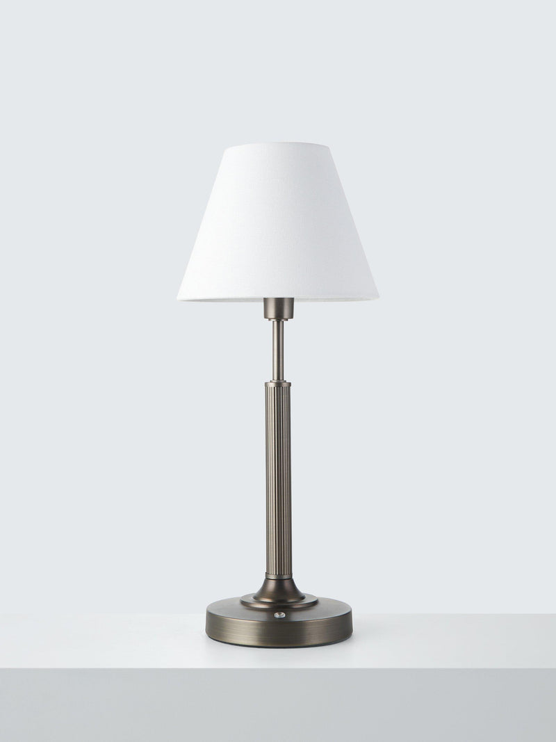 John Lewis Baily large rechargeable table lamp bronze (British brand)