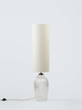 John Lewis Fulbrook ribbed glass floor lamp clear H111cm (British brand)