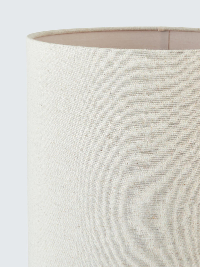 John Lewis Fulbrook ribbed glass floor lamp clear H111cm (British brand)
