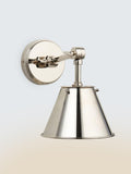 John Lewis Nicolas down lighter wall light nickel - British product