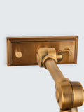John Lewis Nicolas cordless picture wall light brass, imported from the UK