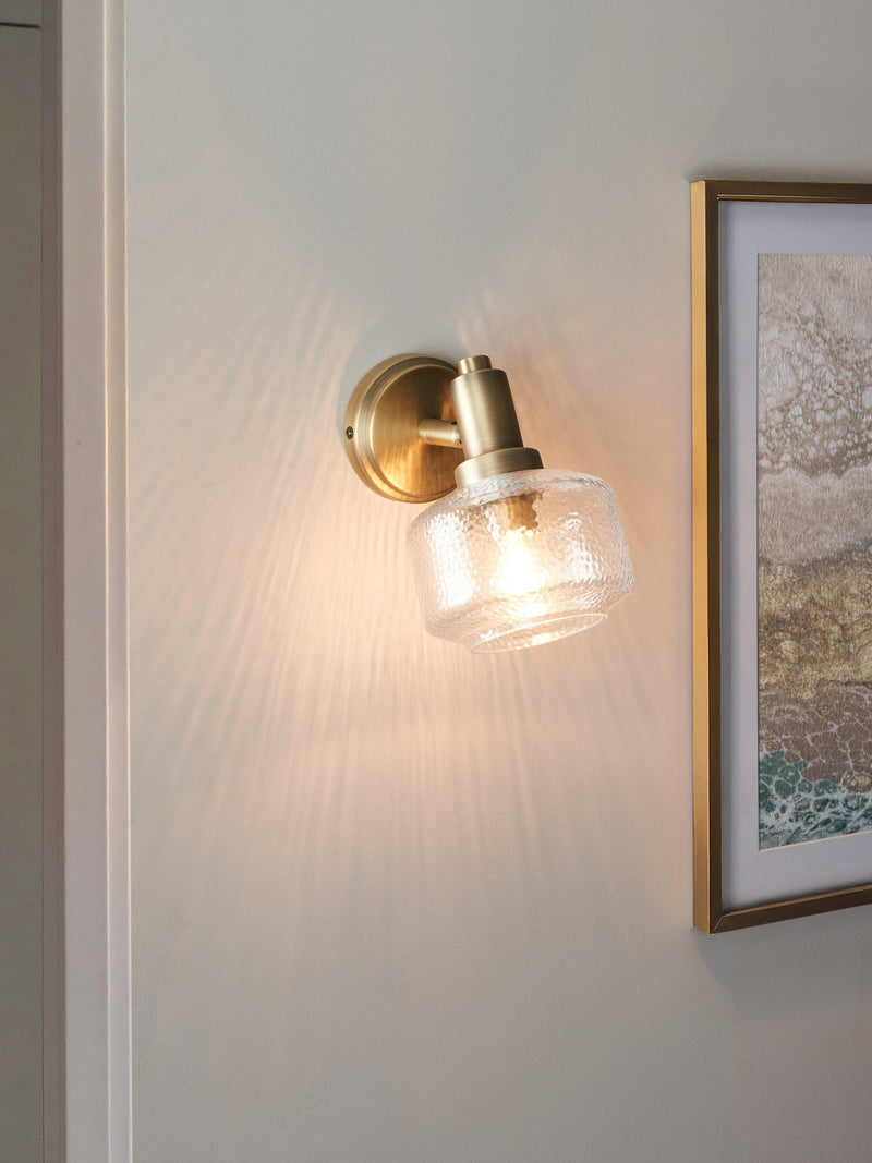 John Lewis Ruisseau wall light antique brass (British brand)