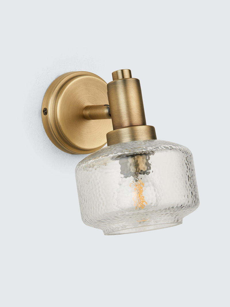 John Lewis Ruisseau wall light antique brass (British brand)