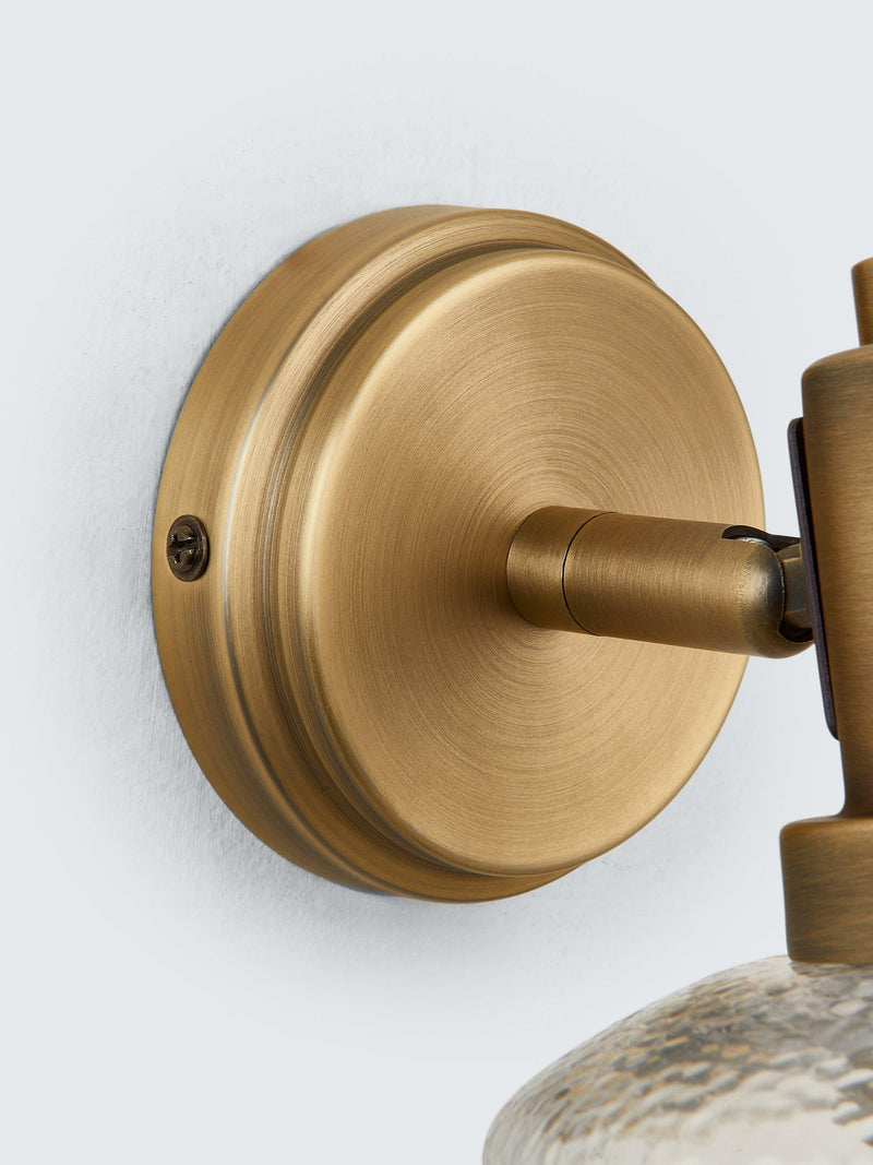John Lewis Ruisseau wall light antique brass (British brand)