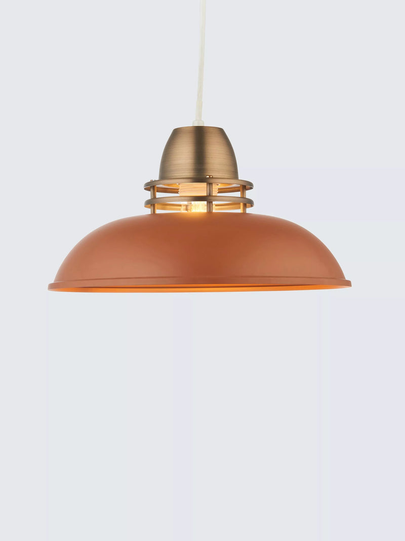 John Lewis Carmine Easy-to-Fit Ceiling Shade, Auburn