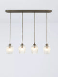 John Lewis Fulbrook 4 glass shade ceiling light - British product